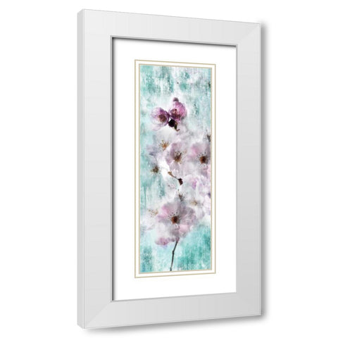 Sweet Spring III White Modern Wood Framed Art Print with Double Matting by Weisz, Irene