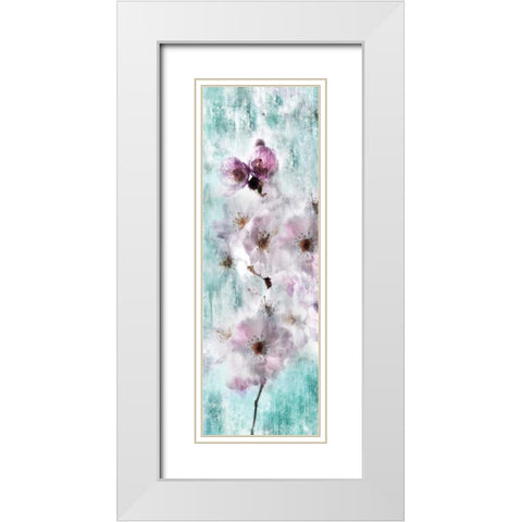 Sweet Spring III White Modern Wood Framed Art Print with Double Matting by Weisz, Irene