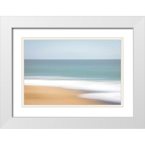 Santa Cruz White Modern Wood Framed Art Print with Double Matting by Dahlgren, Ann