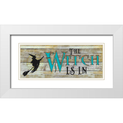 The Witch is In White Modern Wood Framed Art Print with Double Matting by Tava, Janet
