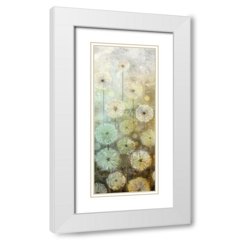Make A Wish II White Modern Wood Framed Art Print with Double Matting by Knutsen, Conrad