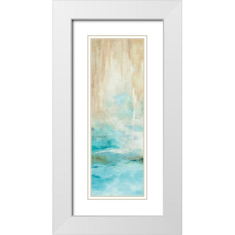 Misty View I White Modern Wood Framed Art Print with Double Matting by Robinson, Carol