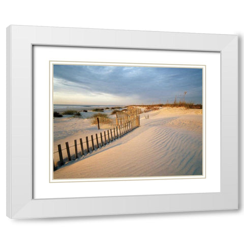 Huntington White Modern Wood Framed Art Print with Double Matting by Delimont, Danita