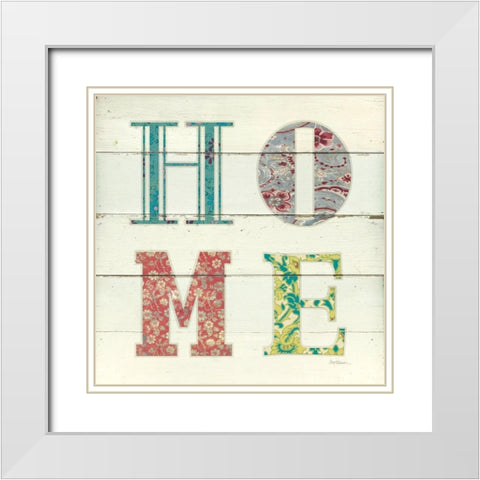 Country Home White Modern Wood Framed Art Print with Double Matting by Robinson, Carol