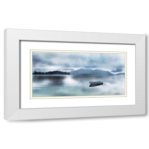 Time For A Break White Modern Wood Framed Art Print with Double Matting by Weisz, Irene