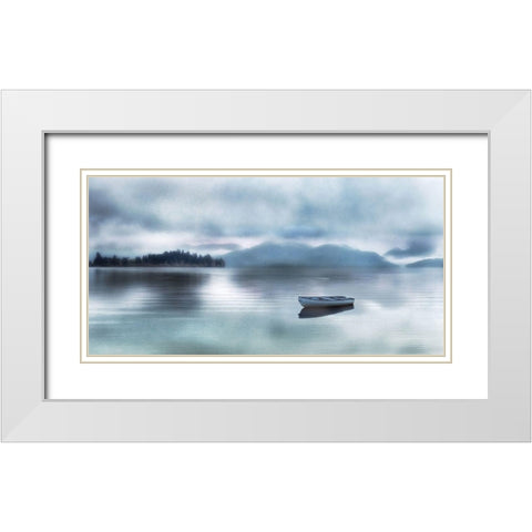 Time For A Break White Modern Wood Framed Art Print with Double Matting by Weisz, Irene