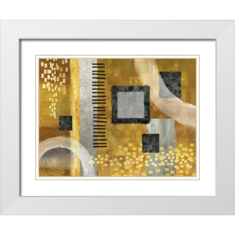 Sonata White Modern Wood Framed Art Print with Double Matting by Knutsen, Conrad