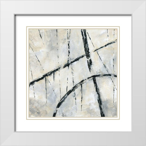 Urban Over White Modern Wood Framed Art Print with Double Matting by Nan