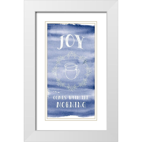Morning Joy White Modern Wood Framed Art Print with Double Matting by Murray, Amanda