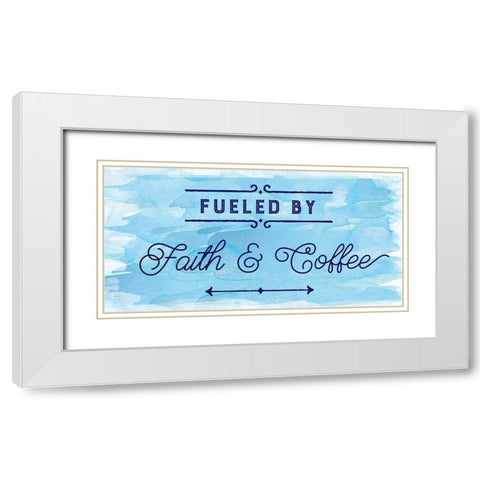 Fueled By White Modern Wood Framed Art Print with Double Matting by Murray, Amanda