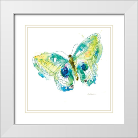 Sketchbook White Modern Wood Framed Art Print with Double Matting by Robinson, Carol