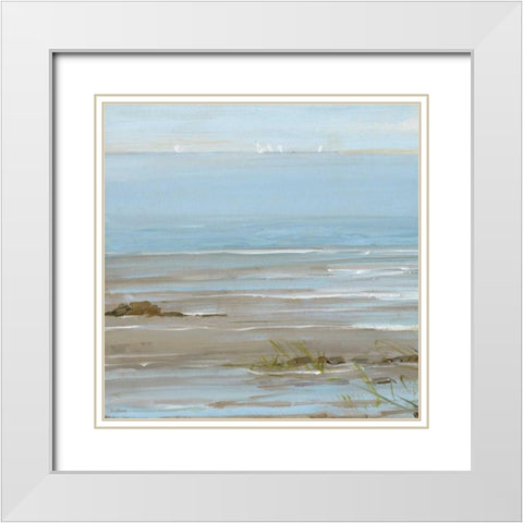 Afternoon On The White Modern Wood Framed Art Print with Double Matting by Swatland, Sally