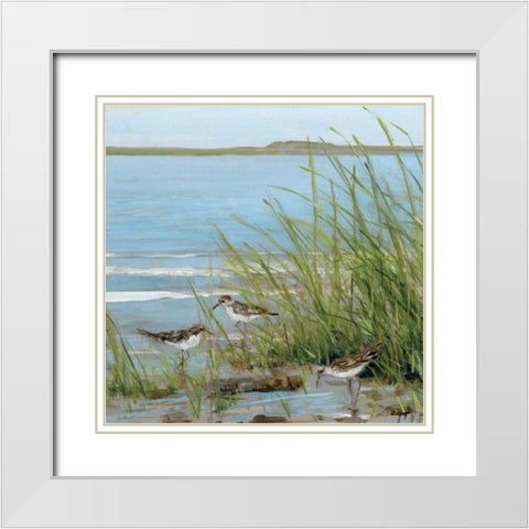 Afternoon On The White Modern Wood Framed Art Print with Double Matting by Swatland, Sally