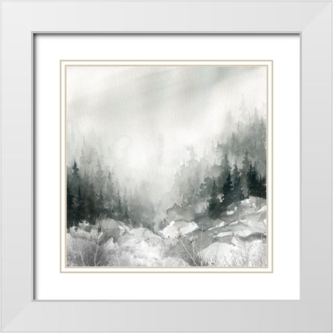 Dusk On The White Modern Wood Framed Art Print with Double Matting by Robinson, Carol