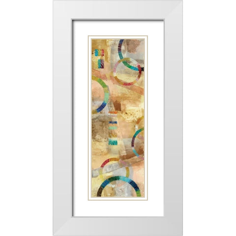 Rainbow White Modern Wood Framed Art Print with Double Matting by Coopersmith, Justin