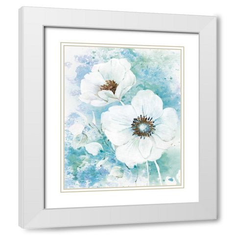 Simple and Pretty White Modern Wood Framed Art Print with Double Matting by Knutsen, Conrad