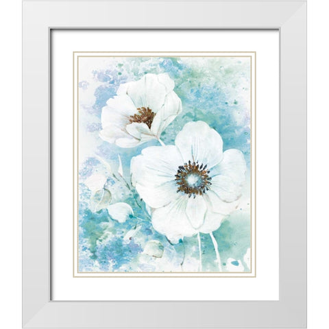 Simple and Pretty White Modern Wood Framed Art Print with Double Matting by Knutsen, Conrad