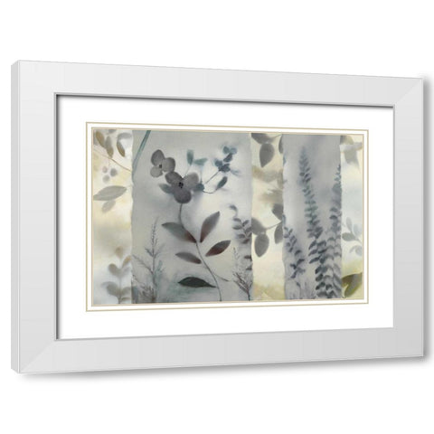 Natural Impression White Modern Wood Framed Art Print with Double Matting by Nan