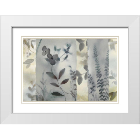 Natural Impression White Modern Wood Framed Art Print with Double Matting by Nan