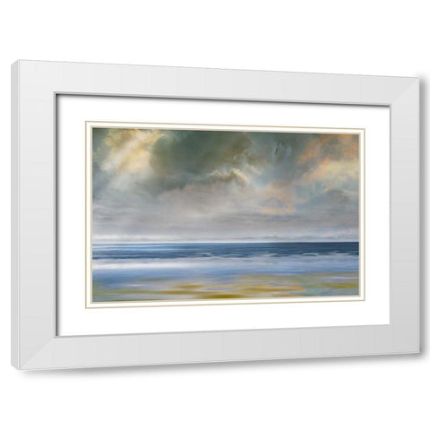 Reflection of White Modern Wood Framed Art Print with Double Matting by Calascibetta, Mike