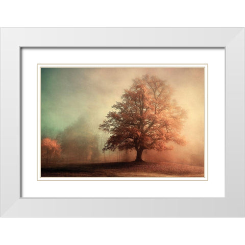 Standing Proud White Modern Wood Framed Art Print with Double Matting by Van de Goor, Lars