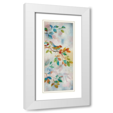Sausalito Summer I White Modern Wood Framed Art Print with Double Matting by Nan