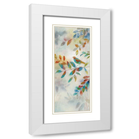 Sausalito Summer II White Modern Wood Framed Art Print with Double Matting by Nan