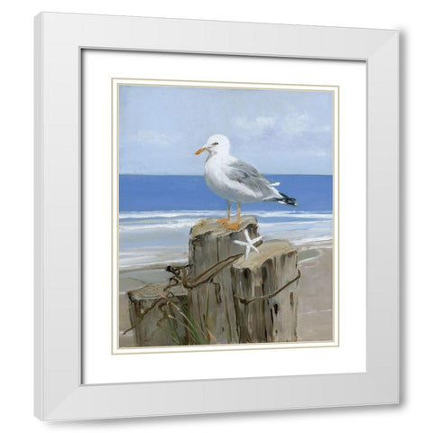 Keeping Watch II White Modern Wood Framed Art Print with Double Matting by Swatland, Sally