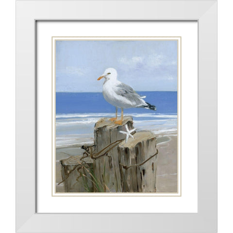 Keeping Watch II White Modern Wood Framed Art Print with Double Matting by Swatland, Sally