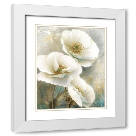 Soft Spring I White Modern Wood Framed Art Print with Double Matting by Knutsen, Conrad