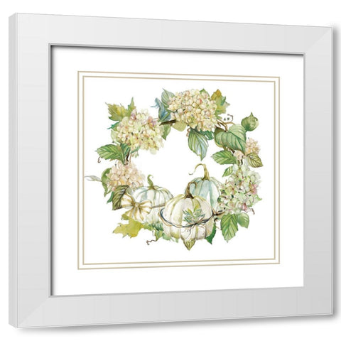 End of Summer White Modern Wood Framed Art Print with Double Matting by Robinson, Carol