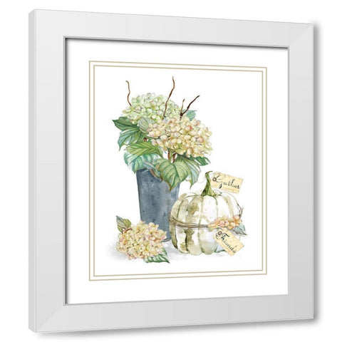 End of Summer White Modern Wood Framed Art Print with Double Matting by Robinson, Carol