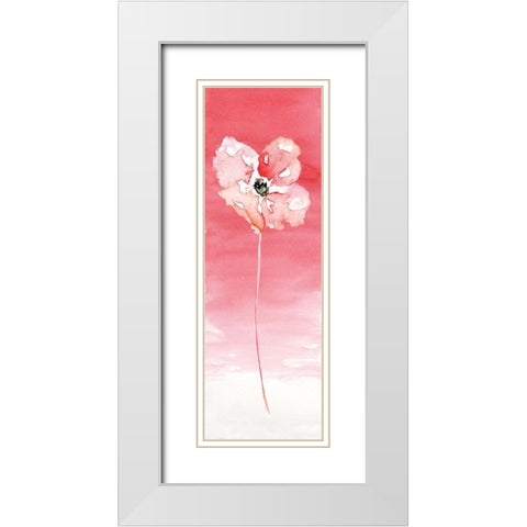 Single and Sweet I White Modern Wood Framed Art Print with Double Matting by Nan