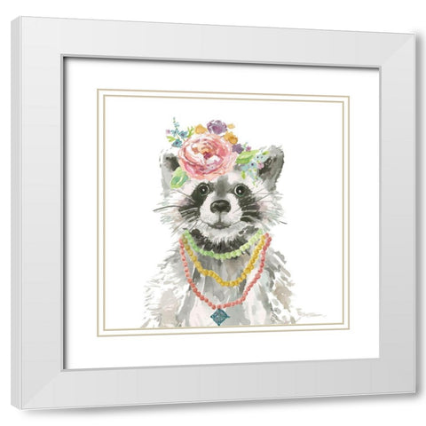 Glamour Girls White Modern Wood Framed Art Print with Double Matting by Robinson, Carol