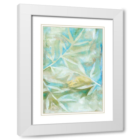Foliage Menagerie White Modern Wood Framed Art Print with Double Matting by Robinson, Carol