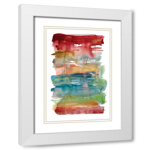 Sailors Delight White Modern Wood Framed Art Print with Double Matting by Robinson, Carol