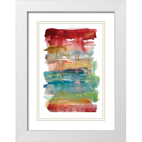 Sailors Delight White Modern Wood Framed Art Print with Double Matting by Robinson, Carol