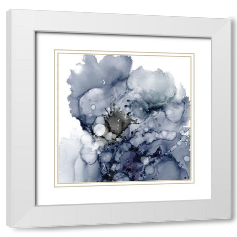 Sea Coral I White Modern Wood Framed Art Print with Double Matting by Robinson, Carol