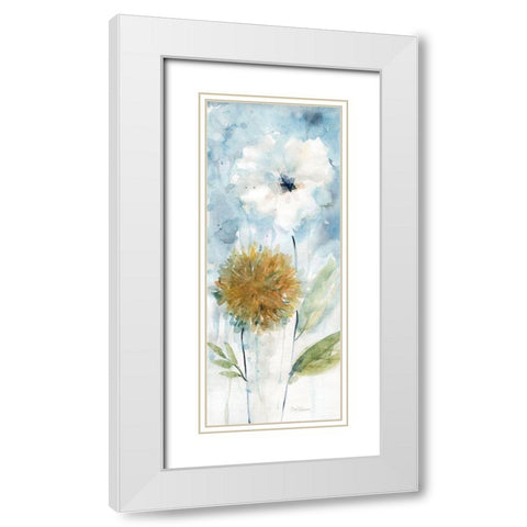 Holland Spring White Modern Wood Framed Art Print with Double Matting by Robinson, Carol