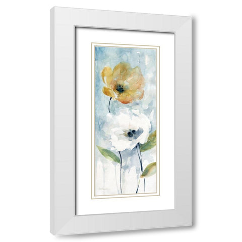 Holland Spring White Modern Wood Framed Art Print with Double Matting by Robinson, Carol
