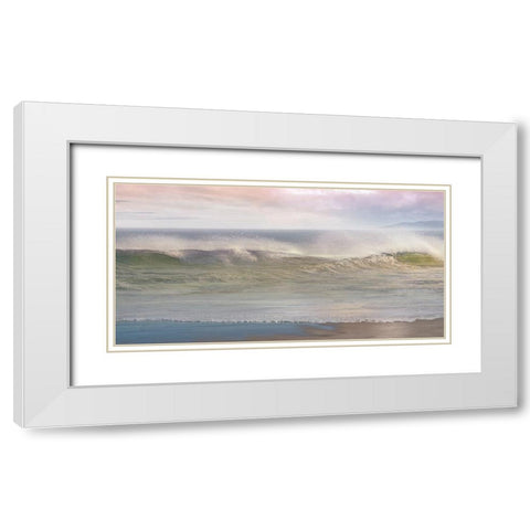 California White Modern Wood Framed Art Print with Double Matting by Calascibetta, Mike