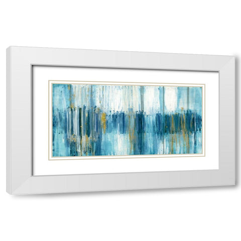 Saturnia White Modern Wood Framed Art Print with Double Matting by Jill, Susan