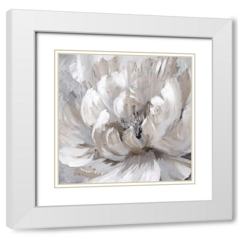 Burst of Spring White Modern Wood Framed Art Print with Double Matting by Nan