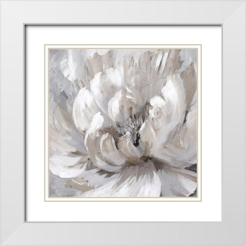 Burst of Spring White Modern Wood Framed Art Print with Double Matting by Nan