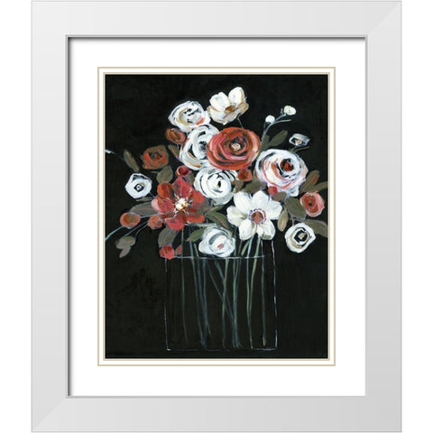 Chiaroscuro I White Modern Wood Framed Art Print with Double Matting by Swatland, Sally