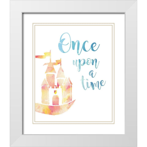 Once Upon a Time White Modern Wood Framed Art Print with Double Matting by Murray, Amanda