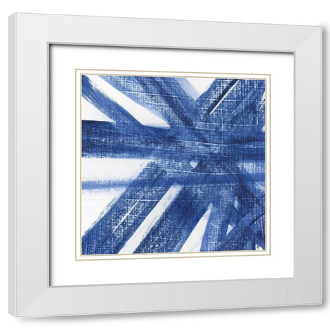 Worn Jeans I White Modern Wood Framed Art Print with Double Matting by Jill, Susan