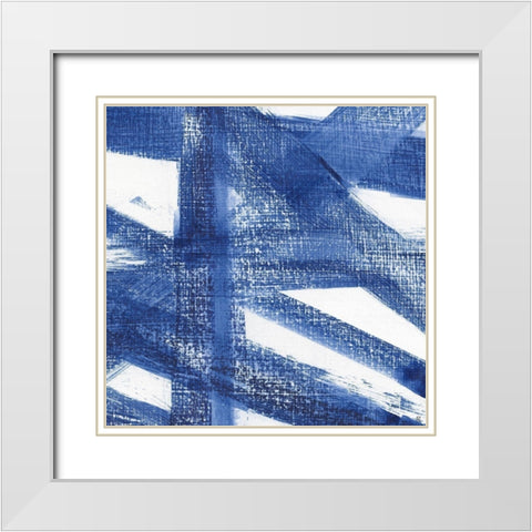 Worn Jeans II White Modern Wood Framed Art Print with Double Matting by Jill, Susan