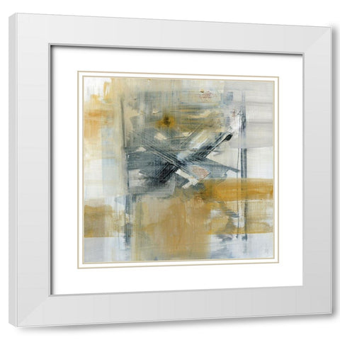 Reflections I White Modern Wood Framed Art Print with Double Matting by Jill, Susan