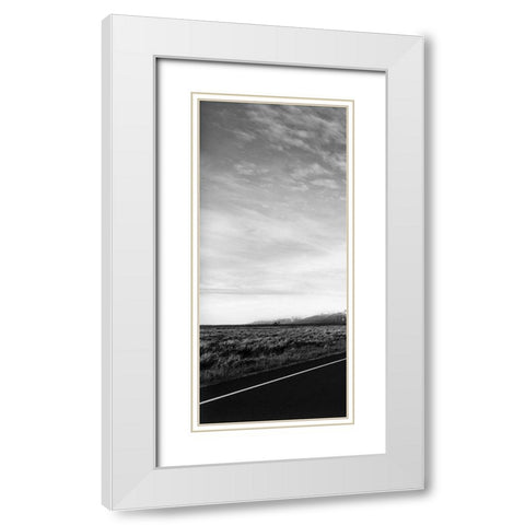 Grand Teton Empty I White Modern Wood Framed Art Print with Double Matting by Haney, Chuck